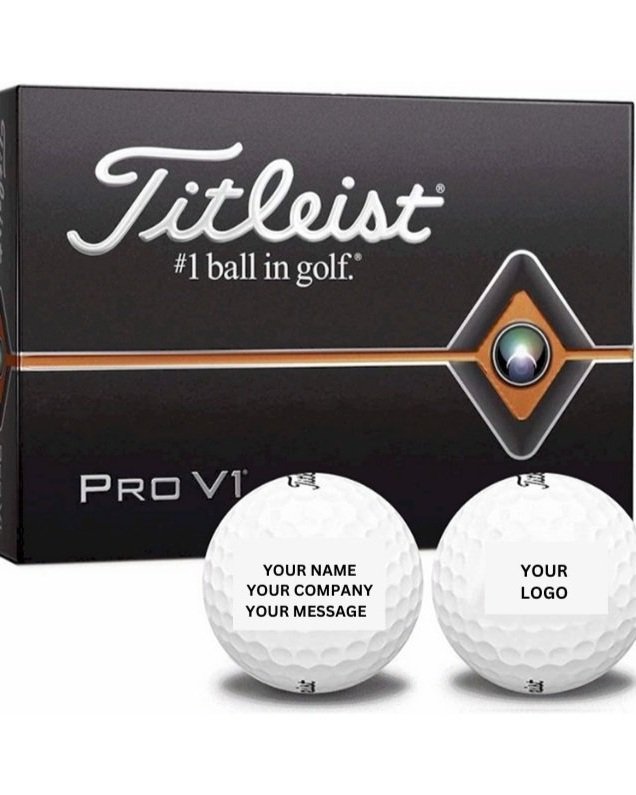 Corporate branded golf balls